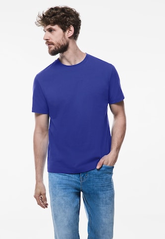 Street One MEN Shirt in Blue: front