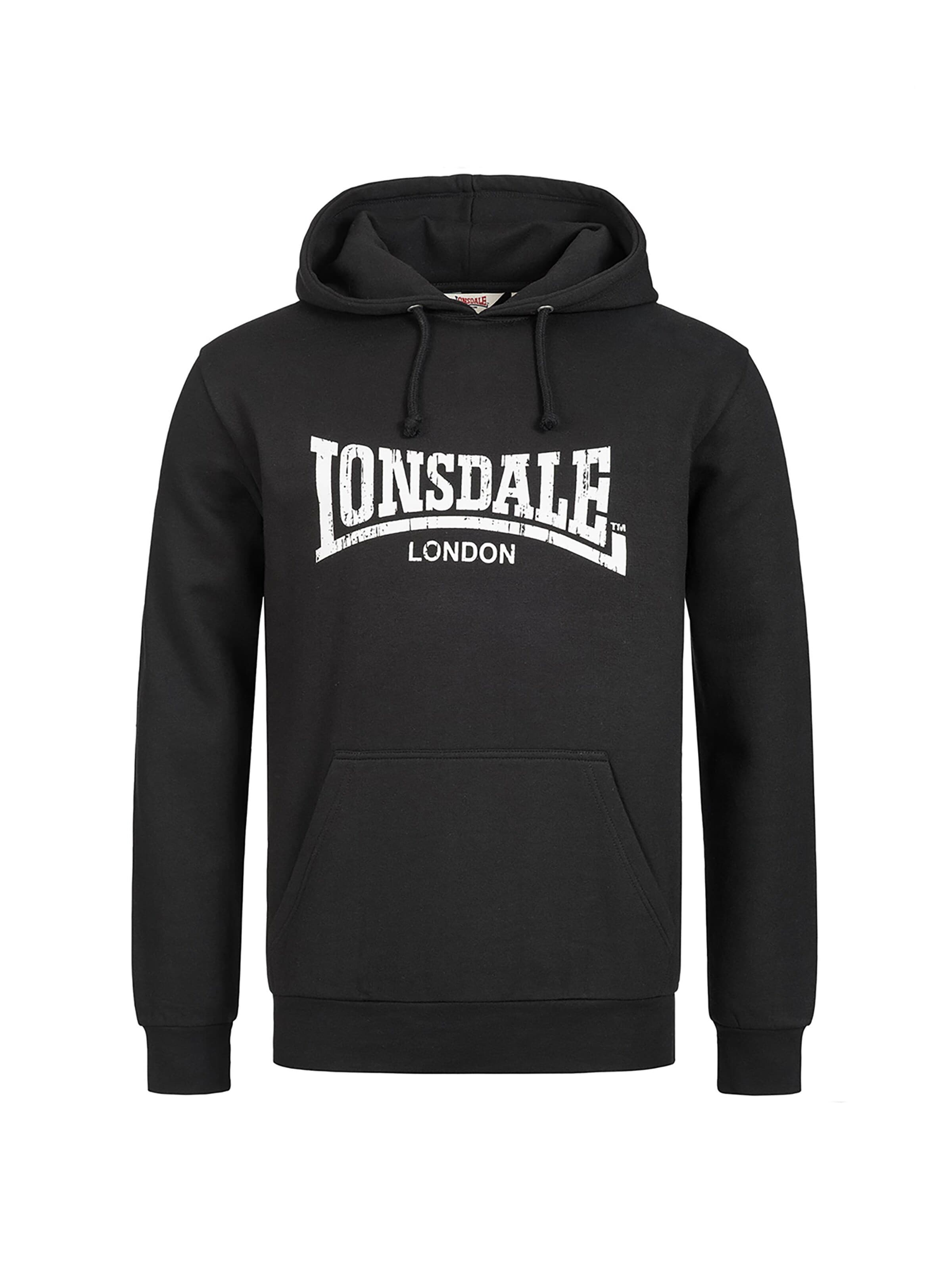 LONSDALE Sweatshirt 'Wolterton' i svart: framsida