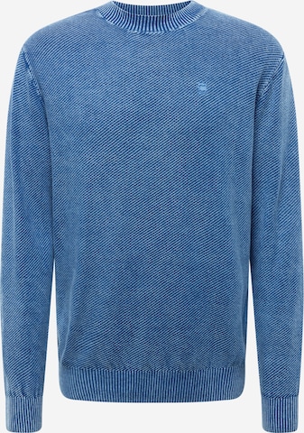 G-Star RAW Sweater 'Moss' in Blue: front