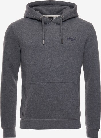 Sweat-shirt Superdry en gris : devant