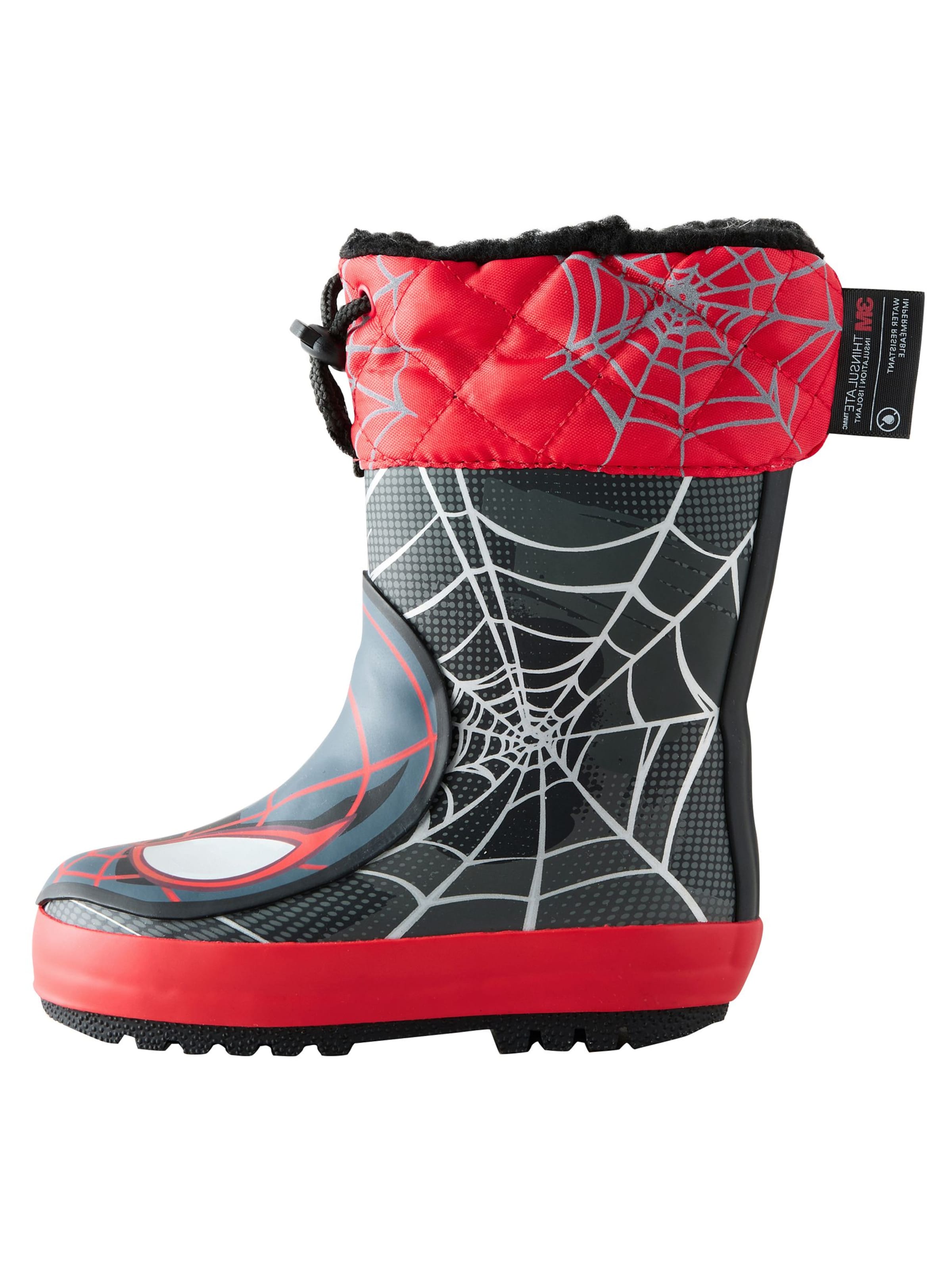 Bottes en caoutchouc 'Thinsulate' Next en noir : devant