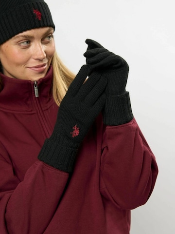 U.S. POLO ASSN. Sormikkaat ' Obi ' värissä musta