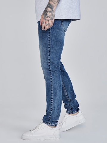 Coupe slim Jean SikSilk en bleu