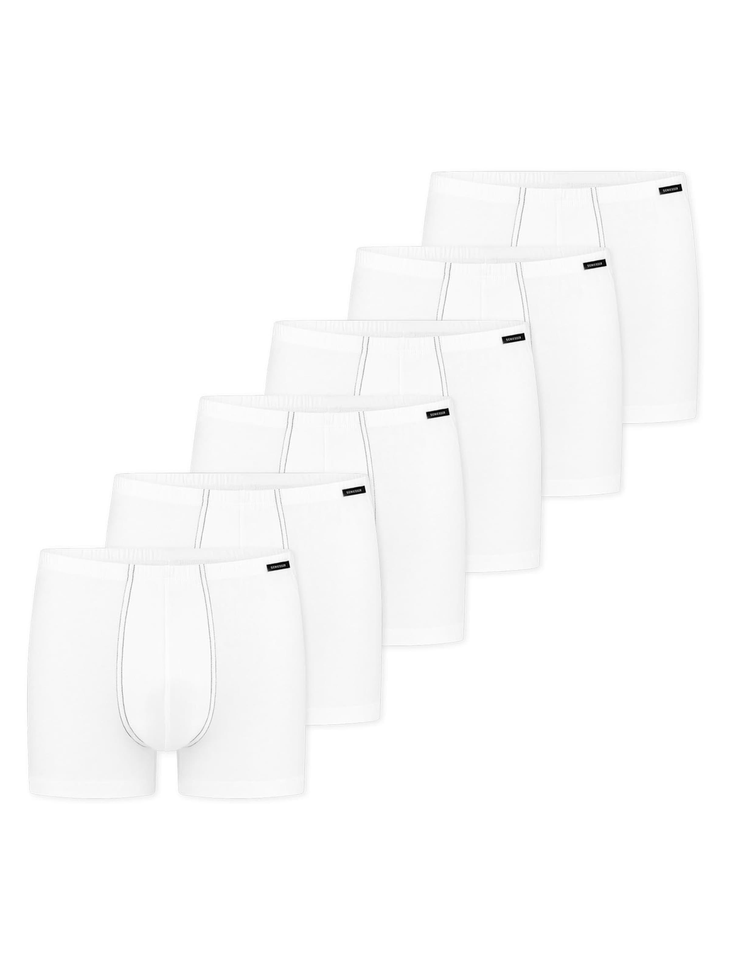 SCHIESSER Boxershorts 'Cotton Essentials'‌‌‌‌‌ in Weiß: Vorderseite