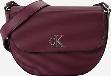 Calvin Klein Jeans Crossbody Bag 'MINIMAL MONOGRAM SADDLE' in Red: front