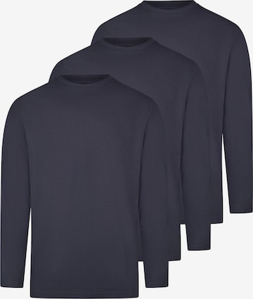 Ragman Shirt 'Basic' in Blue: front