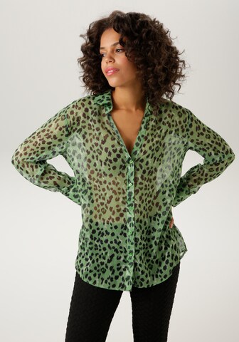 Aniston CASUAL Blouse in Green: front