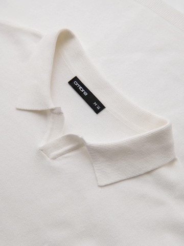 Ombre Shirt‌ in Weiß