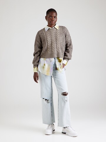 Noisy may Pullover 'NMLORI' in Grau