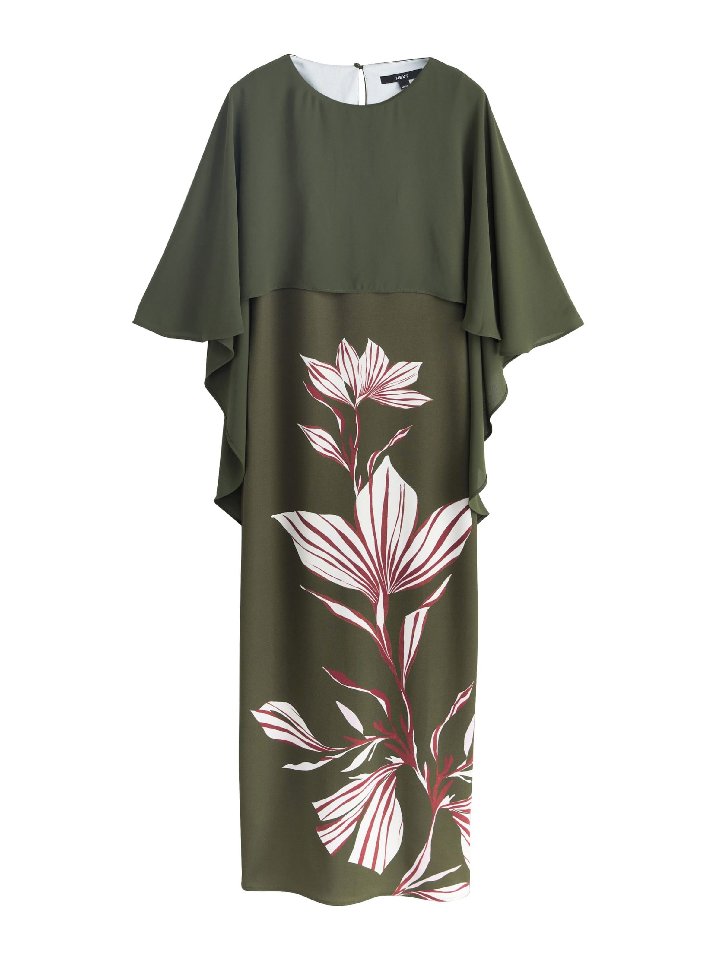 Next Dress in Olive / Cherry red / White, Item view