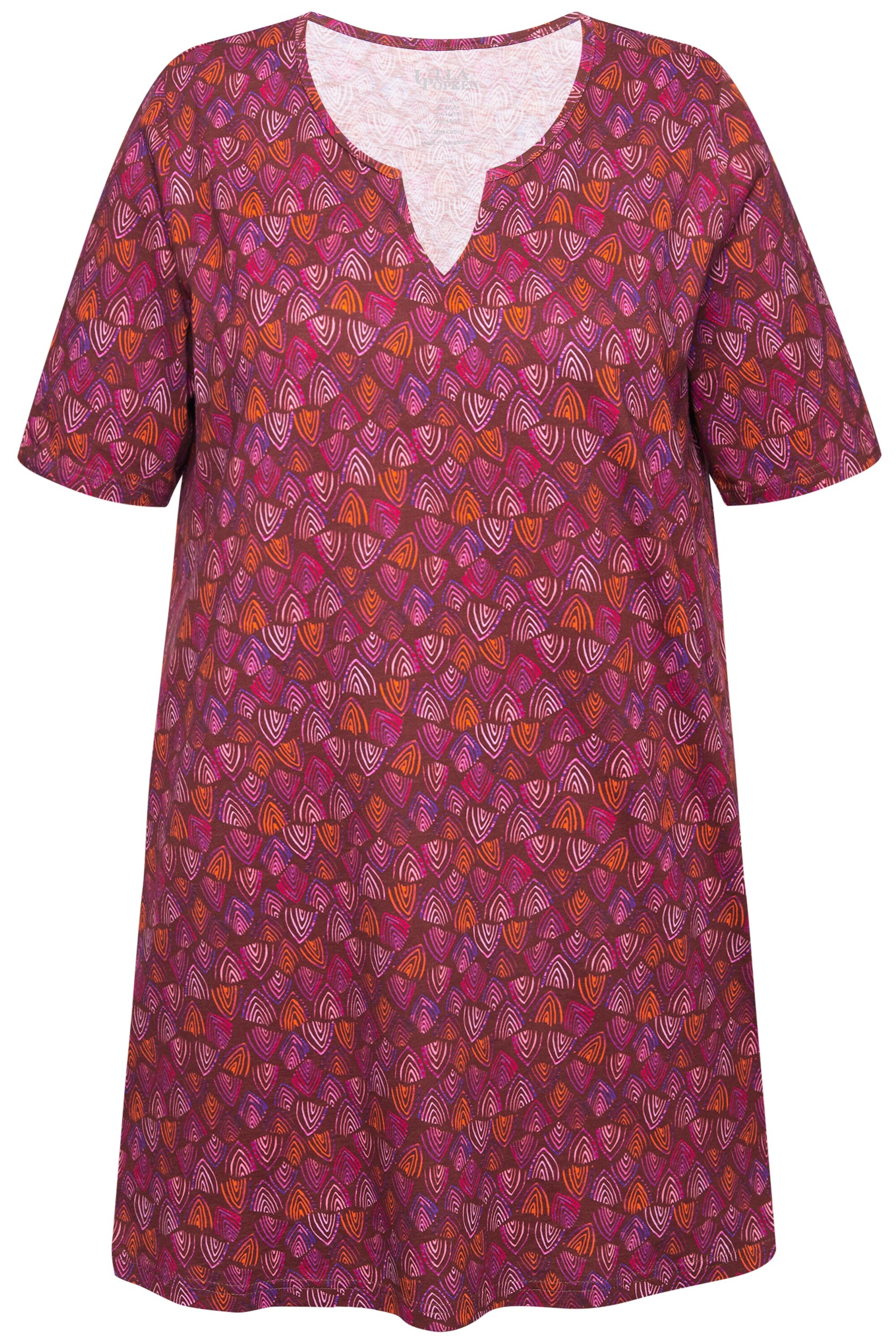 Ulla Popken Tunika in Rot: Vorderseite