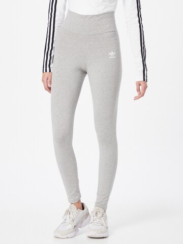 ADIDAS ORIGINALS Skinny Leggings 'Adicolor Essentials' in Grijs: voorkant