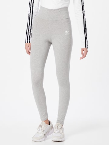 Skinny Leggings 'Adicolor Essentials' ADIDAS ORIGINALS en gris : devant