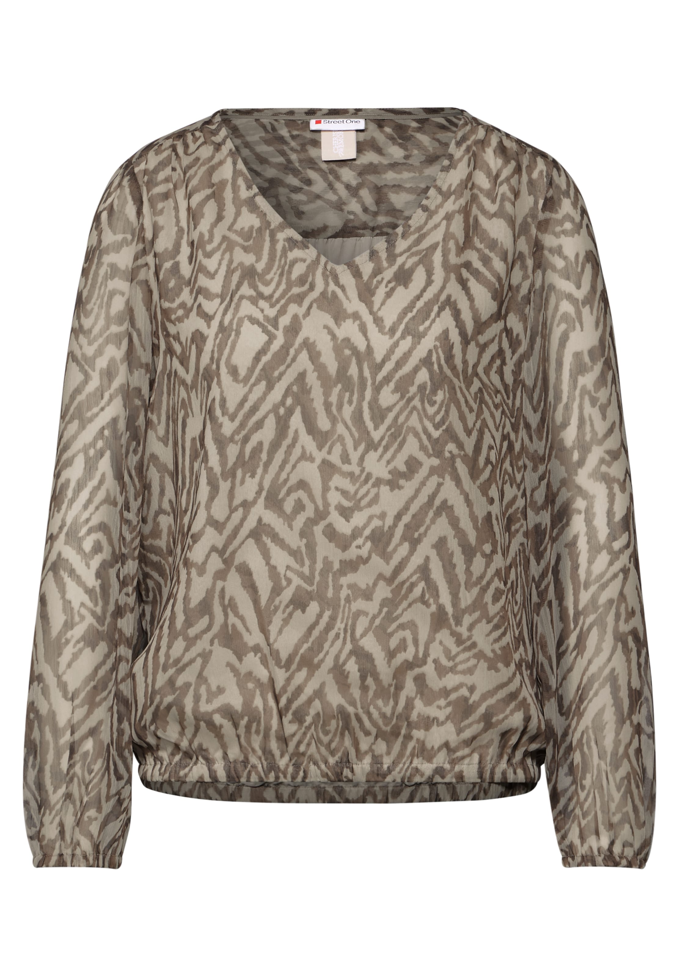 STREET ONE Bluse in Beige: Vorderseite