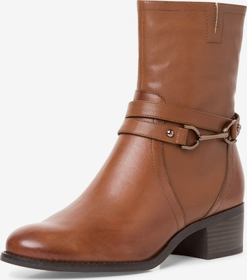 TAMARIS Bootie in Brown: front