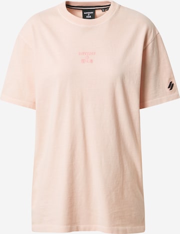 Superdry T-Shirt in Pink: predná strana