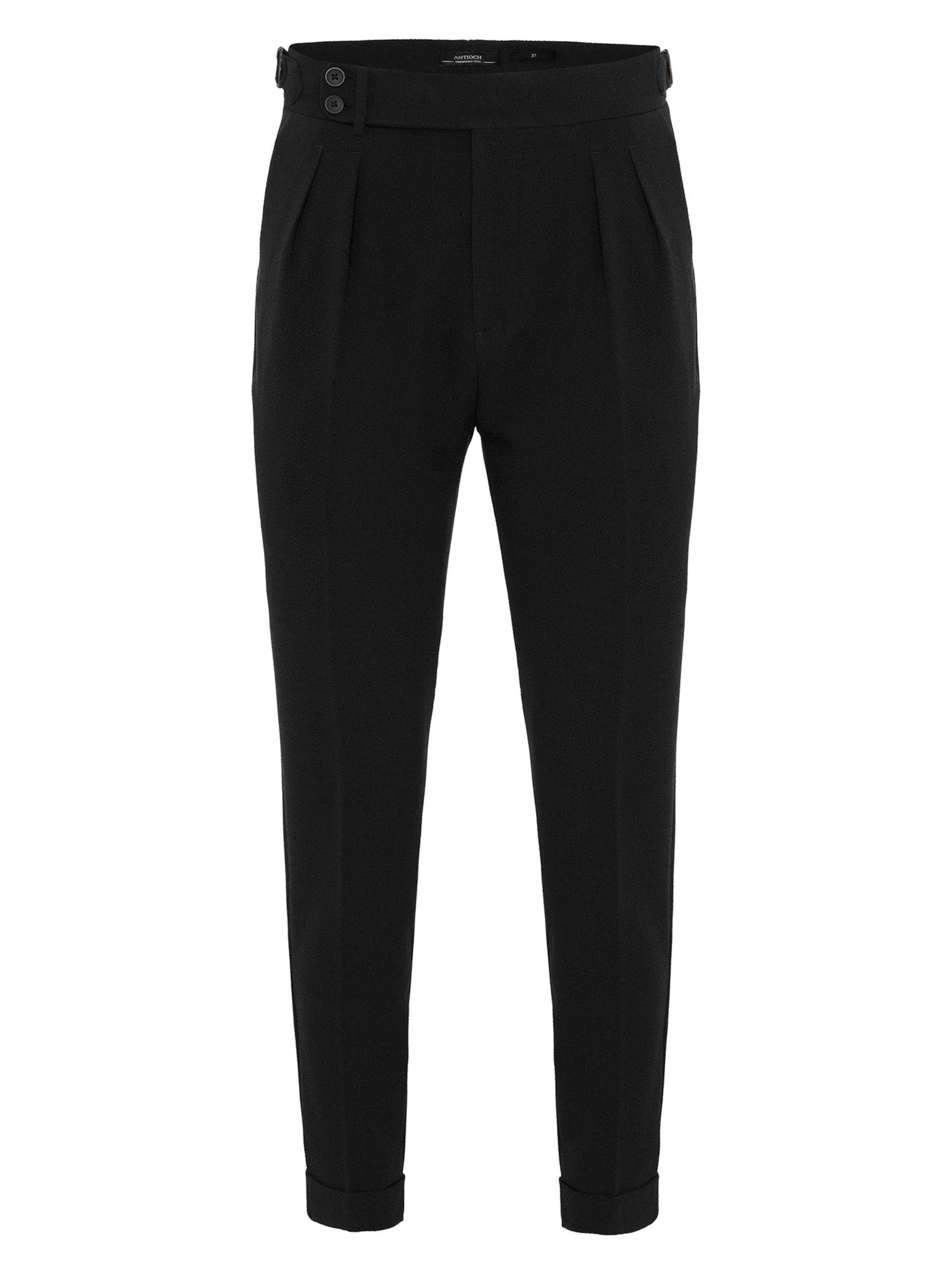 Tapered Pantaloni cutați de la Antioch pe negru: față