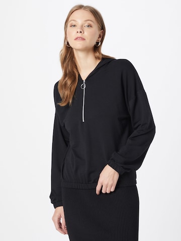 ABOUT YOU Sweatshirt 'Samara' in Schwarz: predná strana