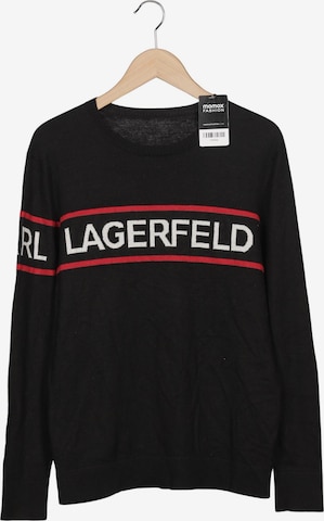Karl Lagerfeld Pullover L in Schwarz: Vorderseite