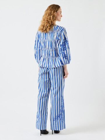 YAS - Pierna ancha Pantalón 'YASTIMO ' en azul