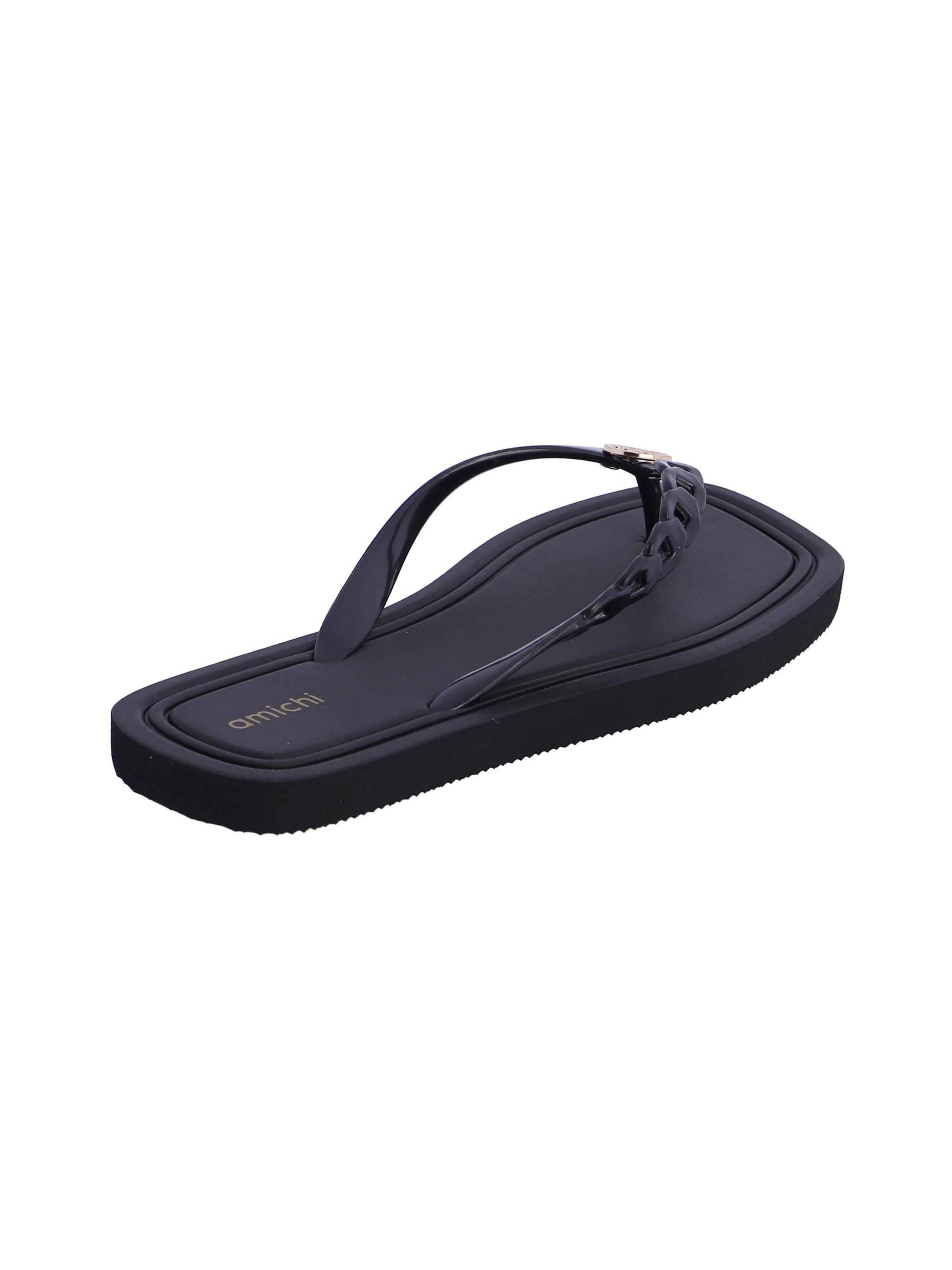 Amichi - Sandalias de dedo 'Chanclas de agua de dedo para mujer Erica de pvc y goma eva' en negro