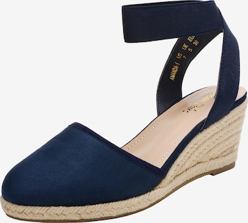Sandales Dream Pairs en bleu : devant