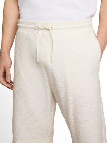 Loosefit Pantalon TOM TAILOR en blanc