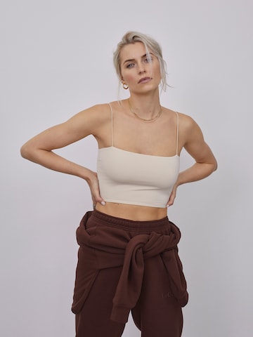 LeGer by Lena Gercke Topp 'Joelle' i beige: forside