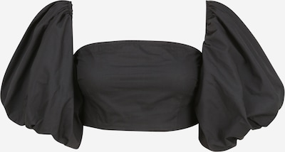 Missguided Petite T-shirt 'Petite Bardot' en noir, Vue avec produit