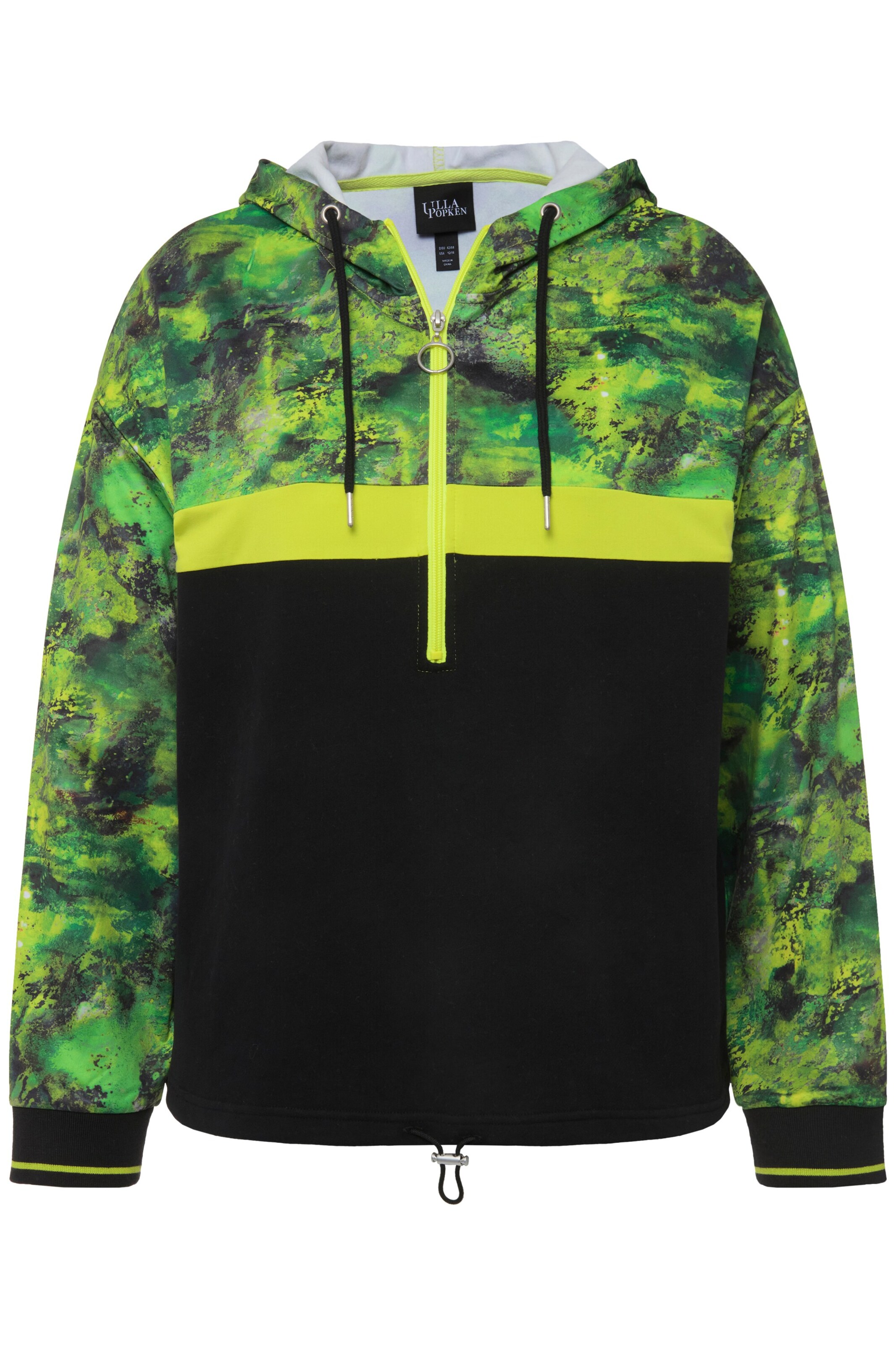 Ulla Popken Sweatshirt in Black: front