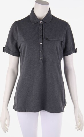 BURBERRY Poloshirt L in Grau: predná strana