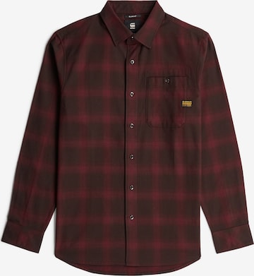 G-STAR Button Up Shirt 'Bristum 2.0' in Brown: front