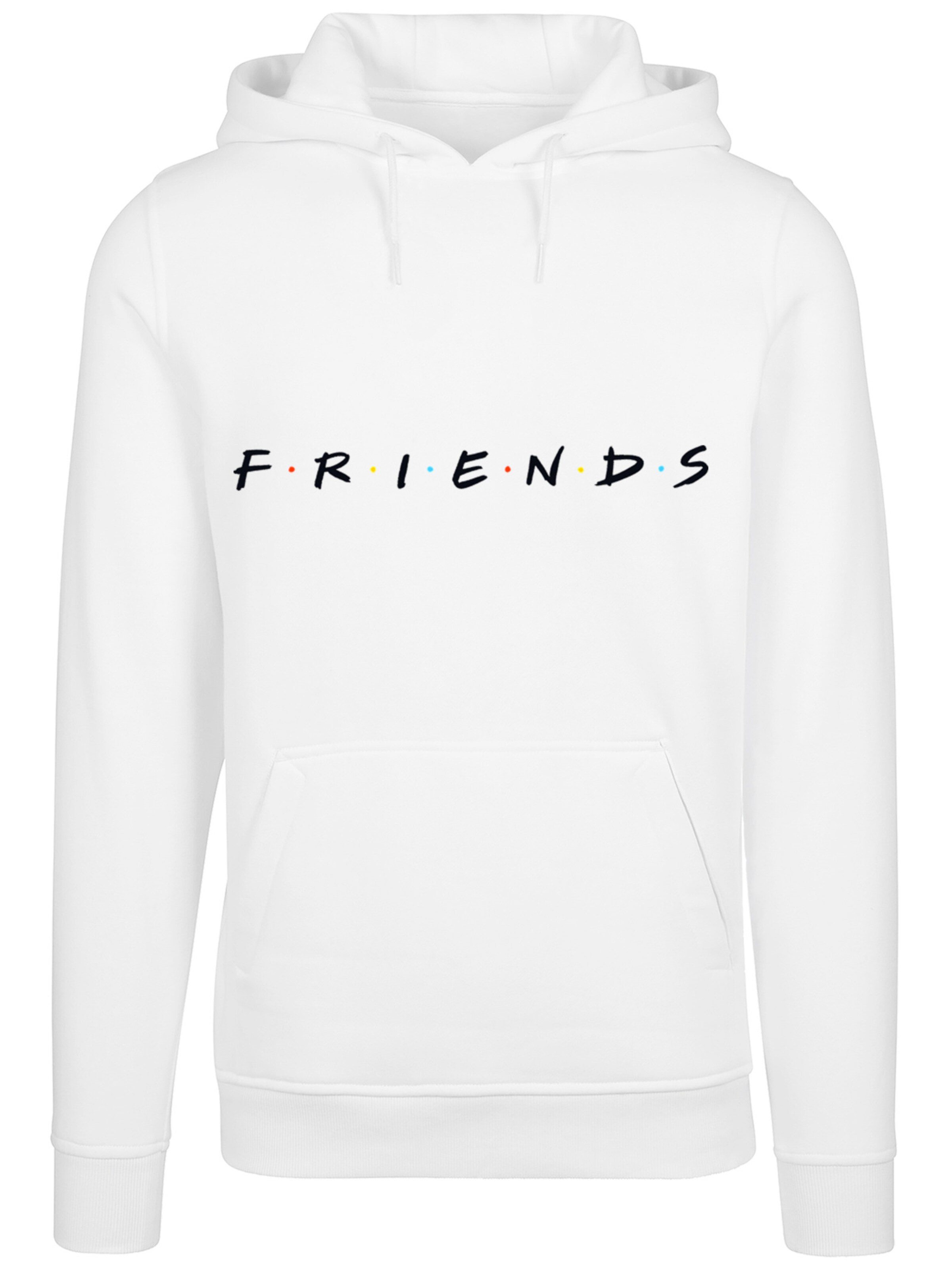 Sweat-shirt 'Friends' F4NT4STIC en blanc : devant