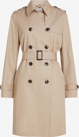 TOMMY HILFIGER Between-seasons coat in Beige: front