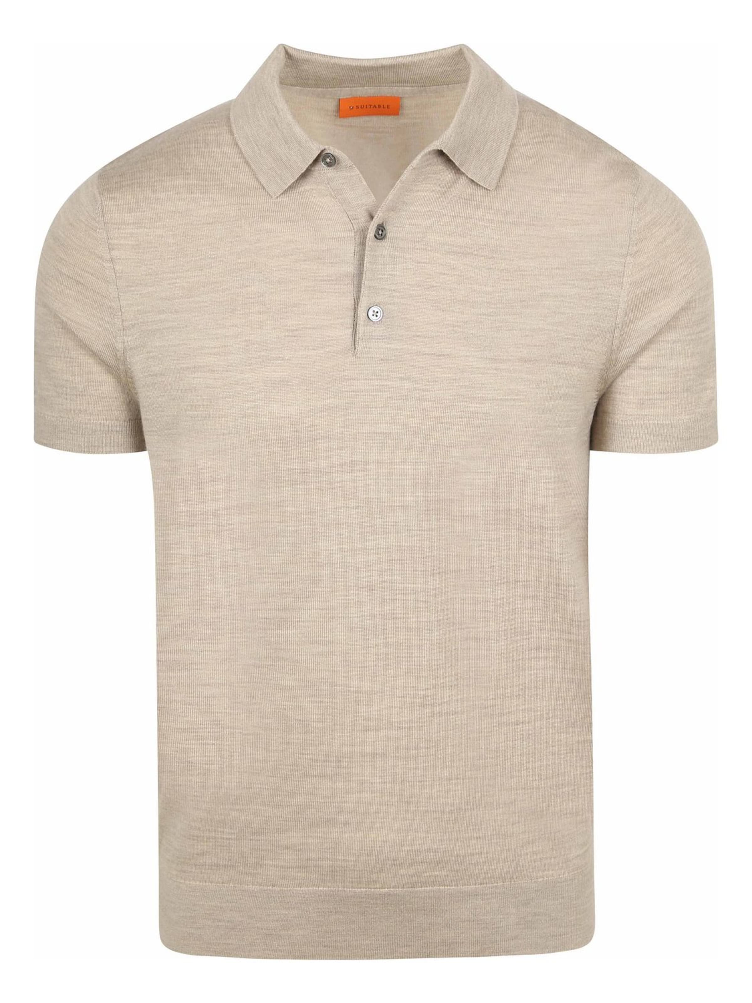 Suitable Shirt in Beige: voorkant
