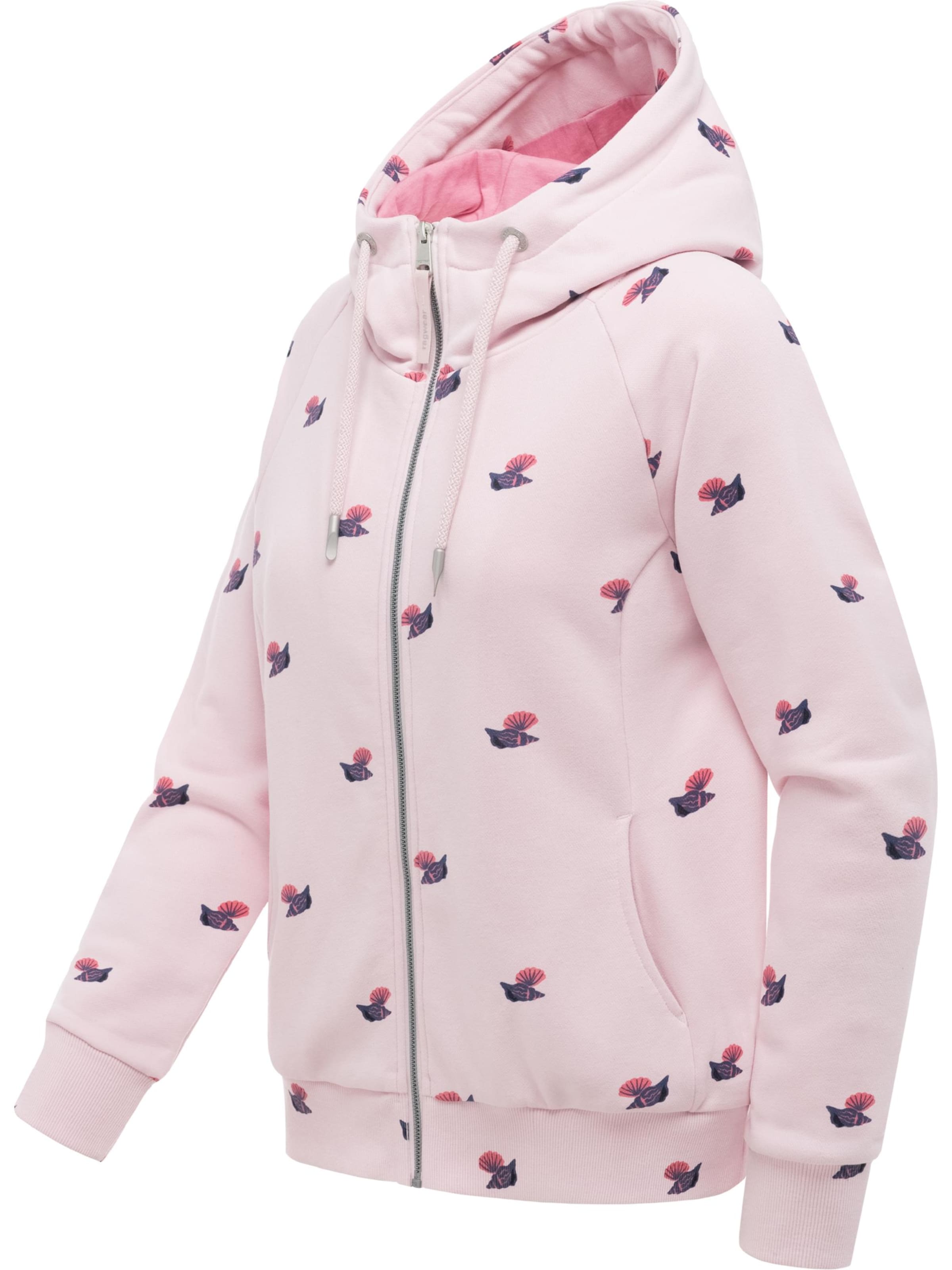 Giacca di felpa 'Fllawia Shells' di Ragwear in rosa