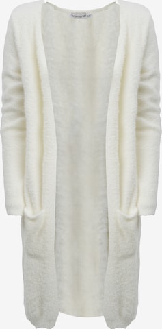 balts Influencer Adīta jaka: no priekšpuses