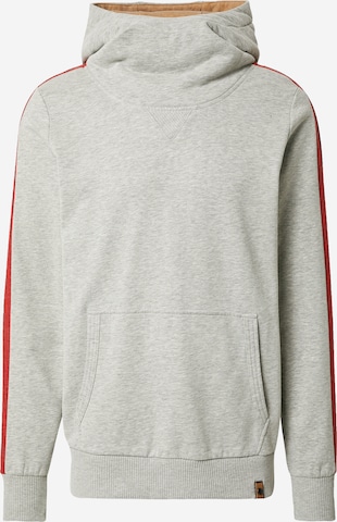 Fli Papigu Sweatshirt 'Shisha & Strand' in Grey: front