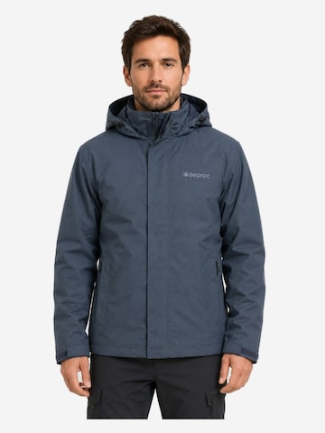 deproc Outdoorová bunda 'Outdoorjacke LAVAL Herren Regenjacke, Wanderjacke' - Modrá