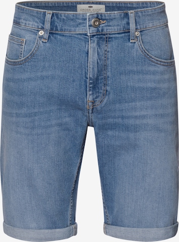CROSS JEANS Shorts 'Leom ' in Blau: Vorderseite