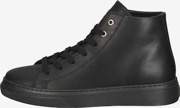 Steven New York High-Top Sneakers in Black