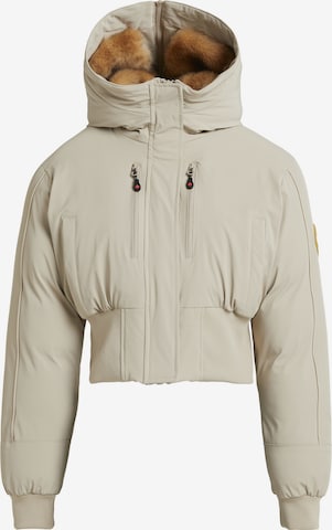Zavetti Canada W OSSANI SPLIT HOOD CROP PUFFER BOMBER JACKET ' ' in Mischfarben: Vorderseite