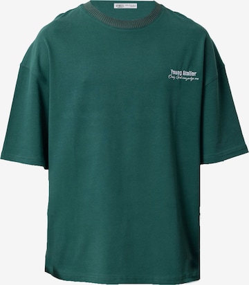 VAMOS CLO - Camisa em verde: frente