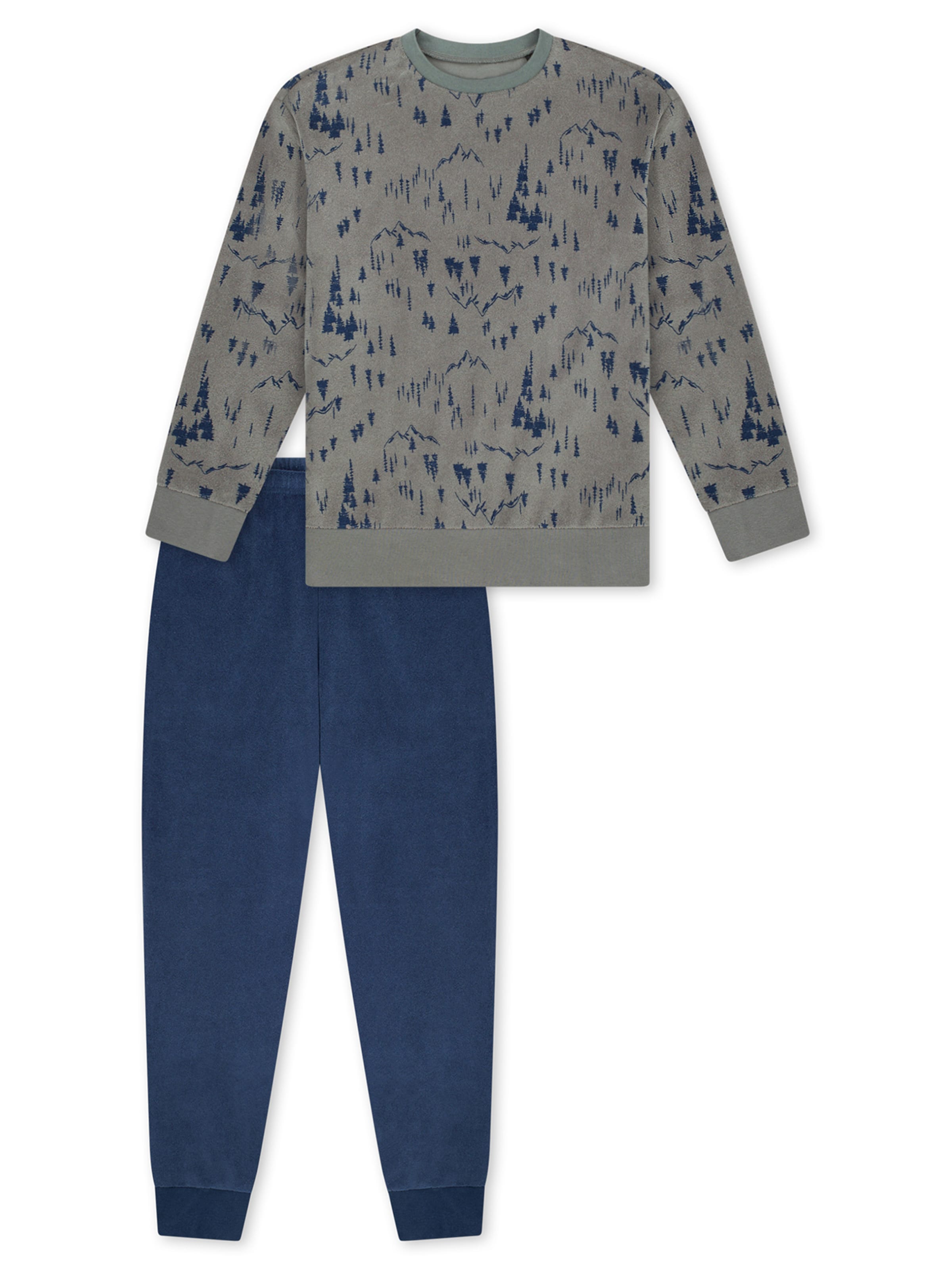 SCHIESSER Nachtkledij ' Nightwear ' in Blauw: voorkant