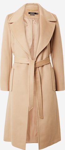 Manteau mi-saison Lauren Ralph Lauren en beige : devant