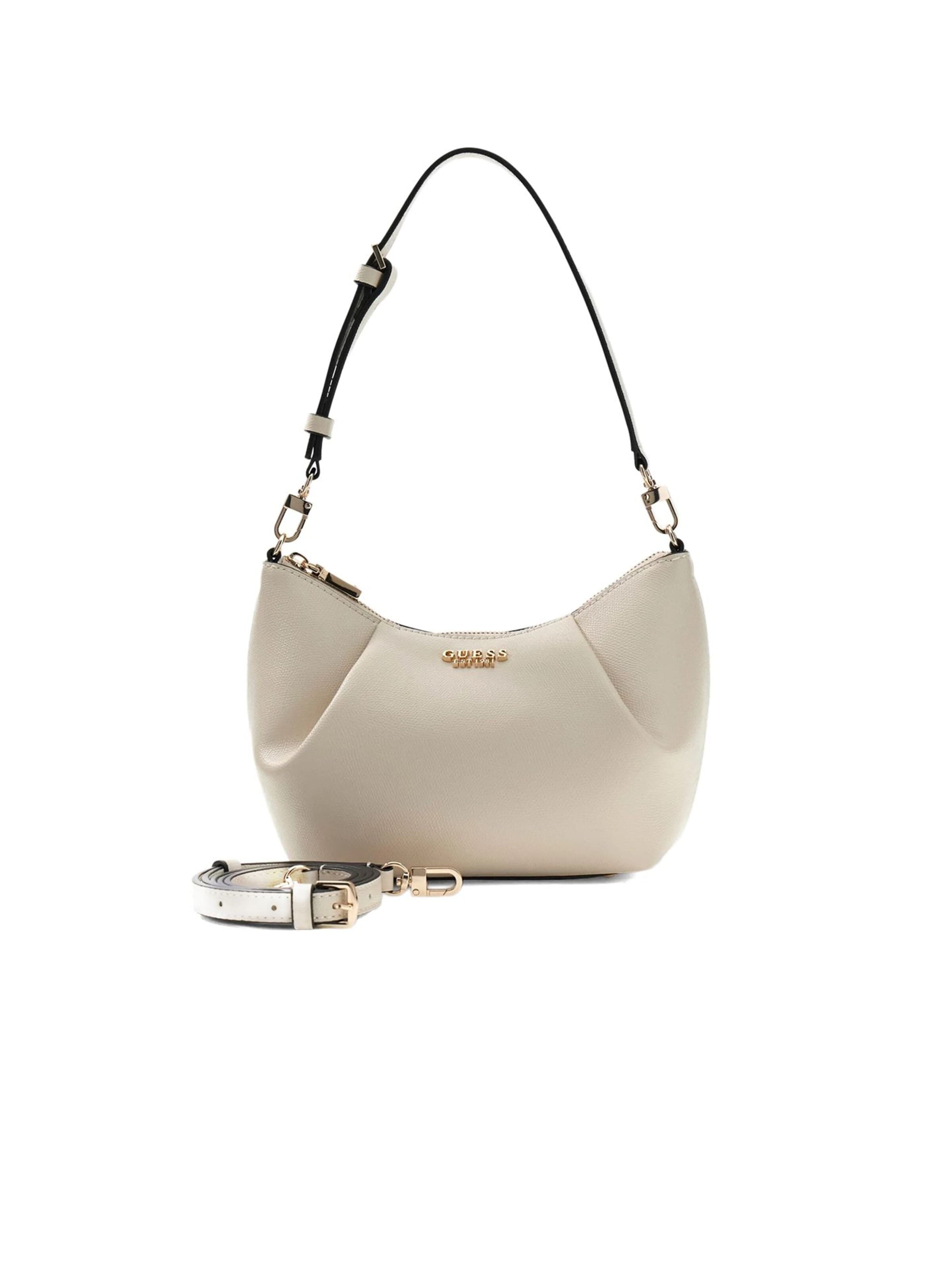 GUESS Schoudertas 'Guess Shoulder Bag Black' in Wit: voorkant
