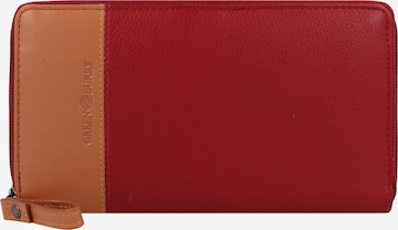 GREENBURRY Wallet 'Nappa' in Red: front