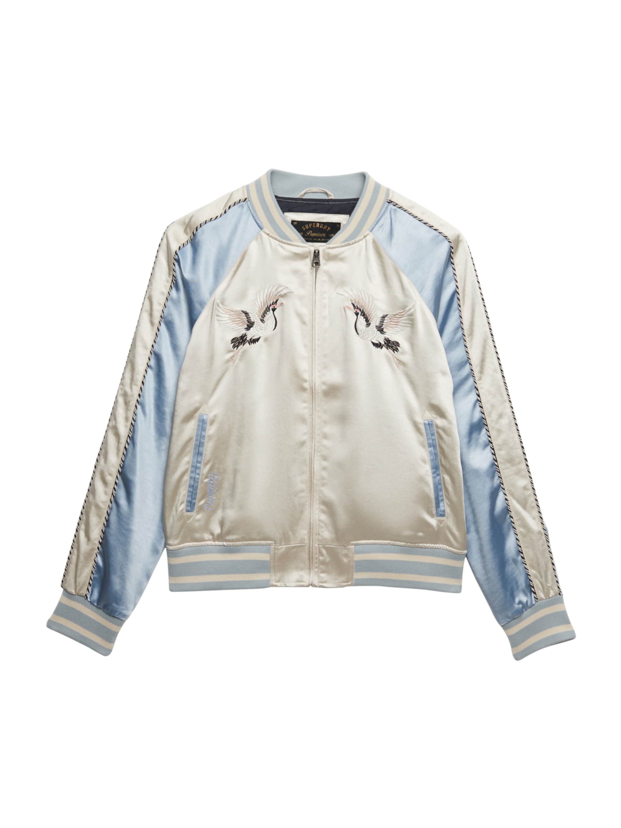 Superdry & Co Tussenjas 'SUIKAJAN' in Blauw: voorkant