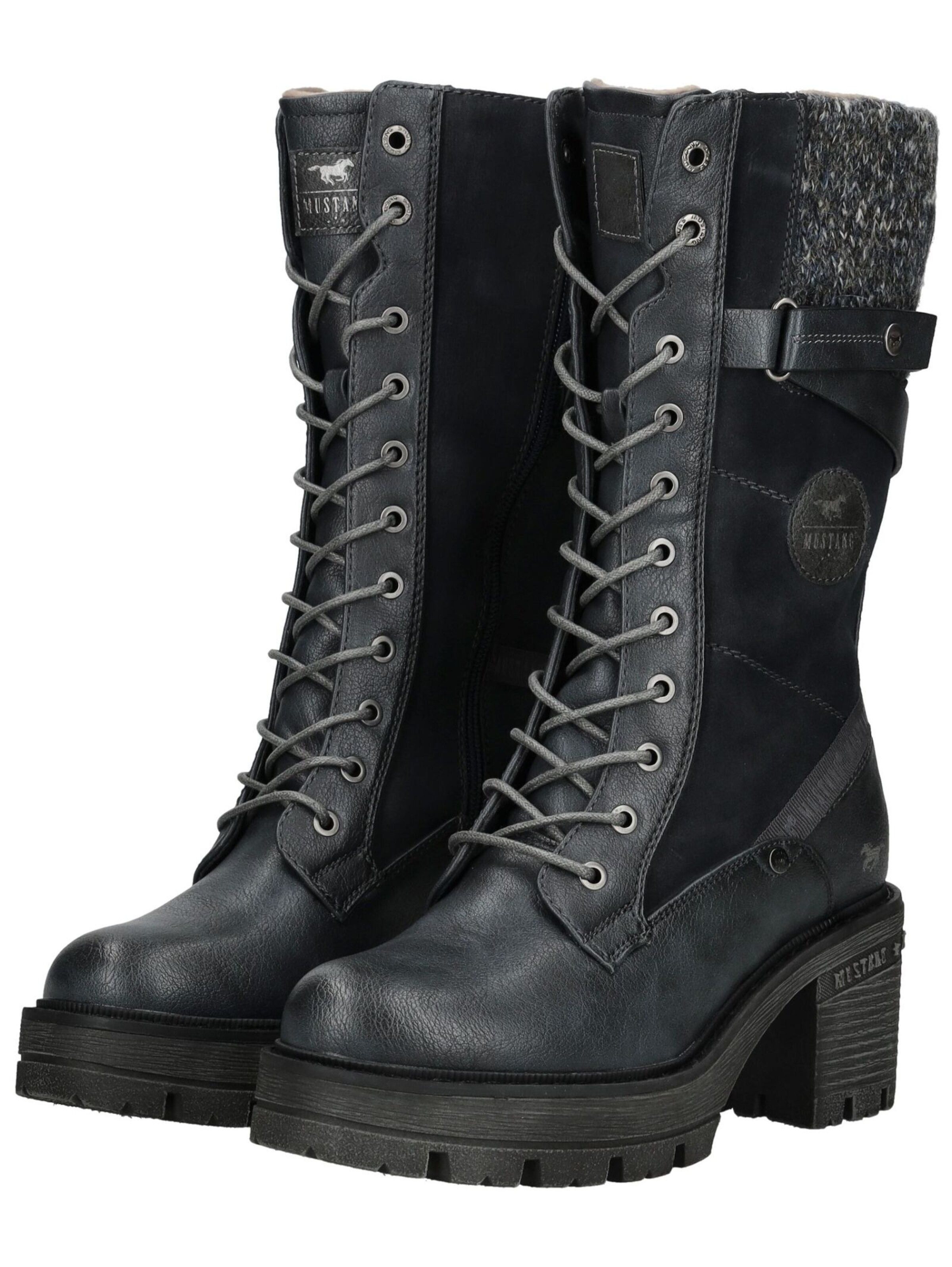 MUSTANG Lace-up boot in Blue