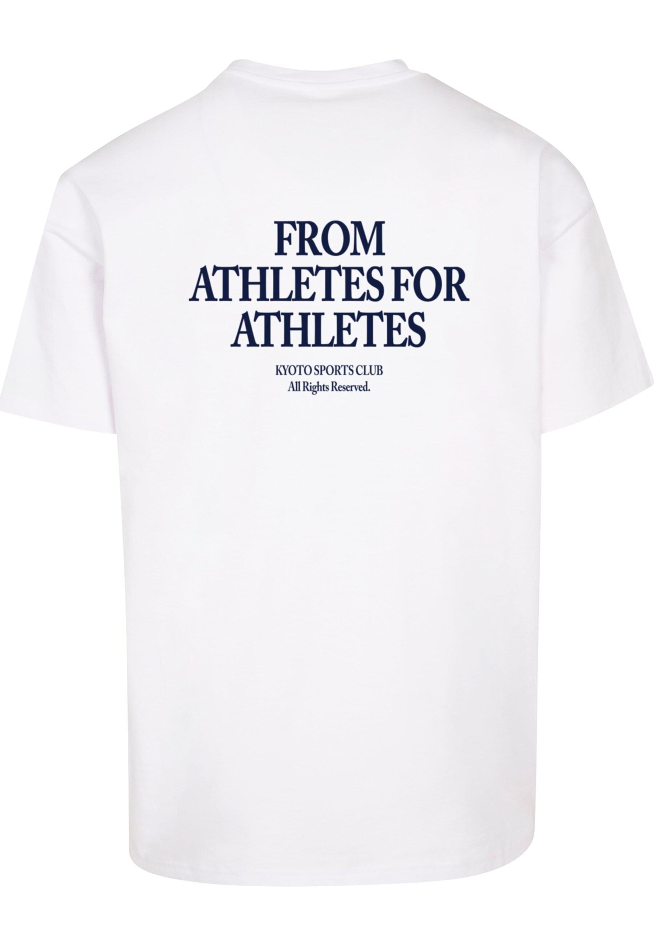 MT Upscale - Camiseta 'Kyoto Sports Club' en blanco